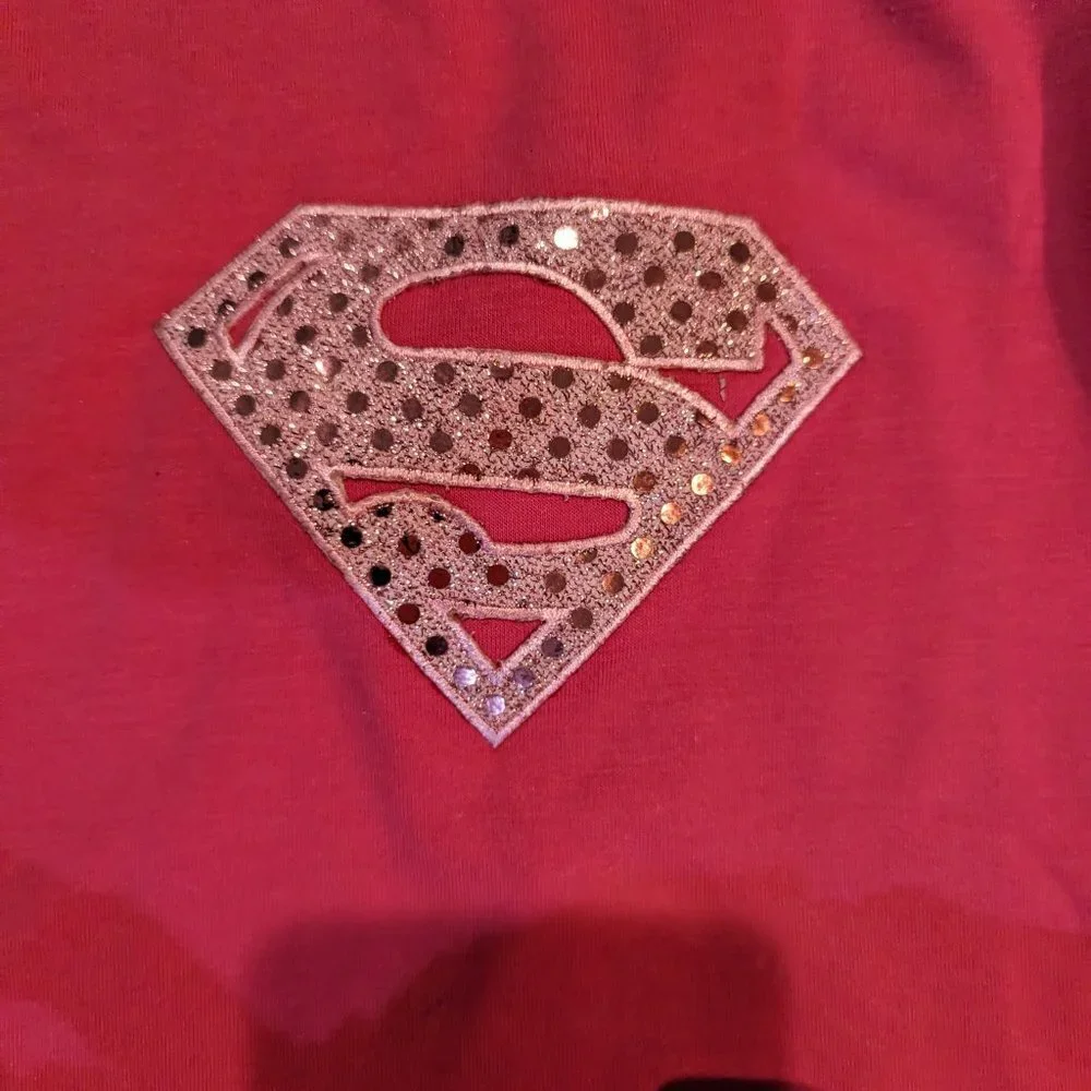 Superhero Superman Halloween Costume Toddler Girl Size 4T NEW